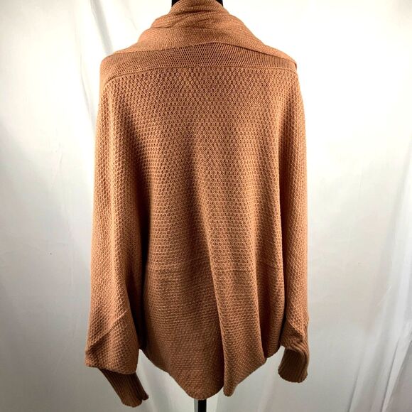 Wishlist (VICI Collection) Dolman/Batwing Open Cardigan Sweater Coral Size M/L - Picture 7 of 14